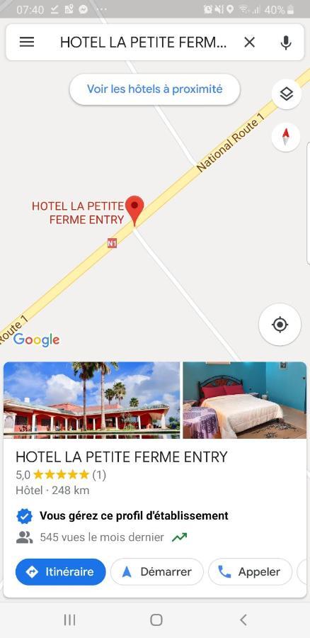 Bed and Breakfast La Petite Ferme Casablanca Exteriér fotografie